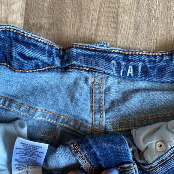 Aeropostale Denim Jean Short Distressed Blue size 4 - Picture 4 of 7